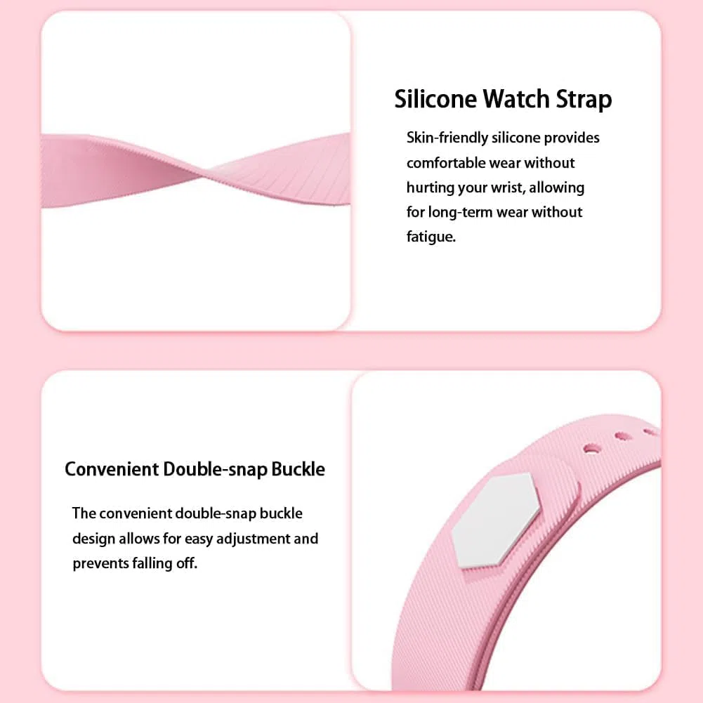 Bracciale con sveglia 2025 Nuovo cinturino da polso per chi dorme profondamente, vibrazione silenziosa, sveglia senza snooze, smartwatch con ricarica USB per uomo e donna