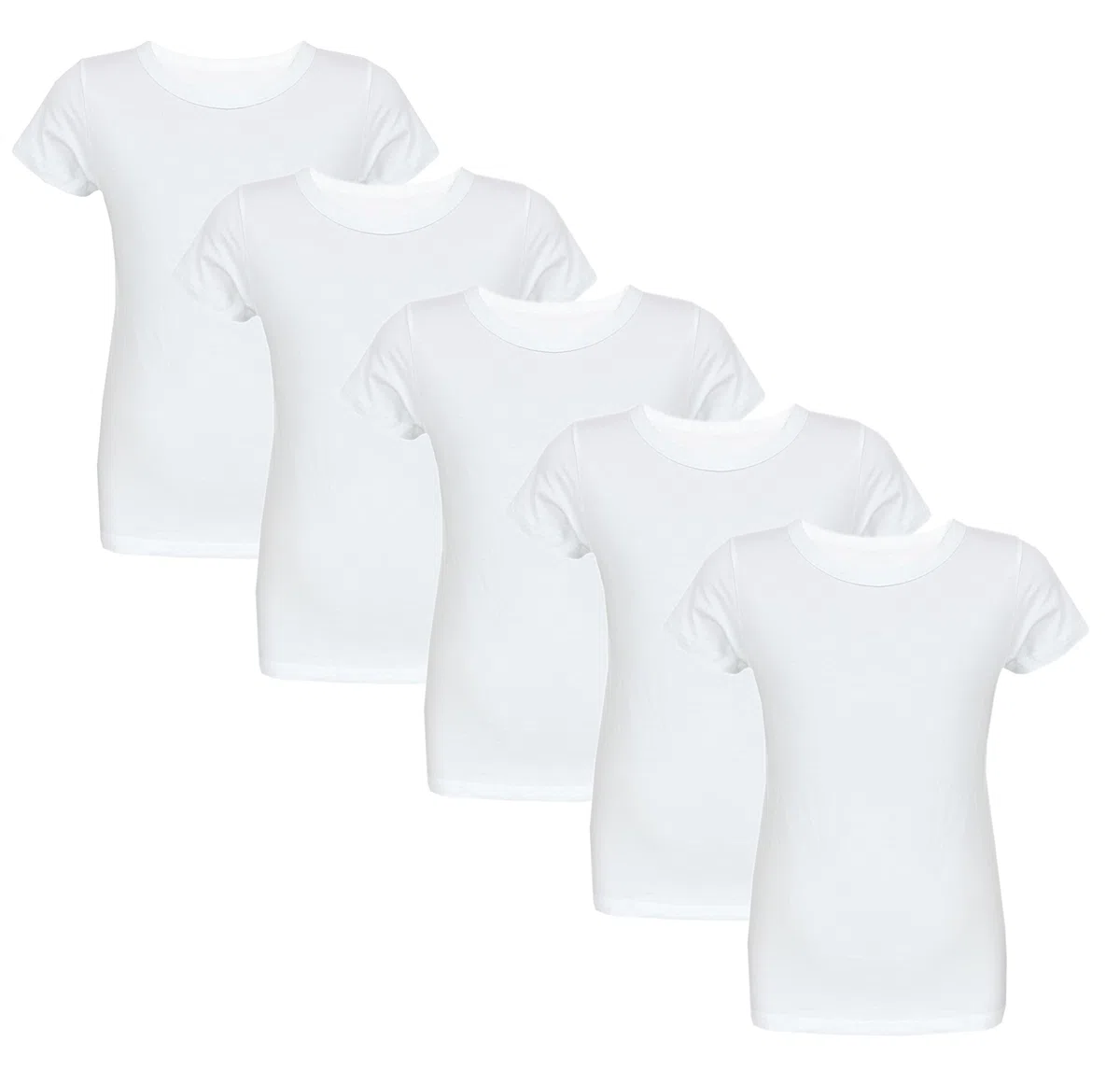 TupTam Canottiera Bambino – Set 5 Canottiere Maniche Corte, 100% Cotone, Morbide e Traspiranti