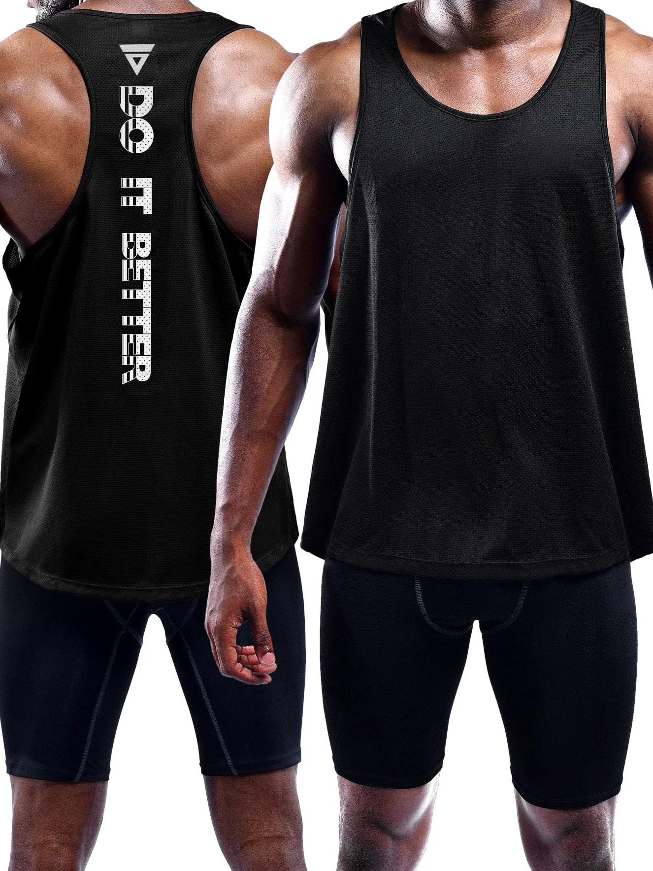 Boyzn Confezione da 3 canottiere da uomo, estive, senza maniche, traspiranti, per palestra, allenamento, palestra, bodybuilding, senza maniche