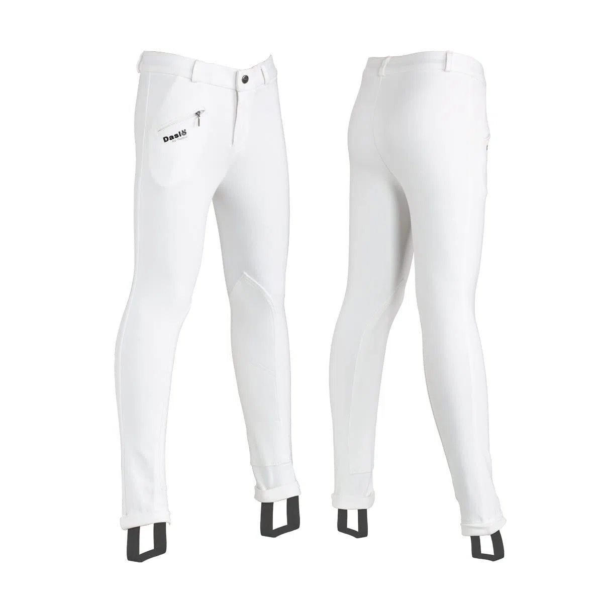 Daslo Pantaloni Bambino 4 Stagioni Jodhpurs 8 Anni, Bianco