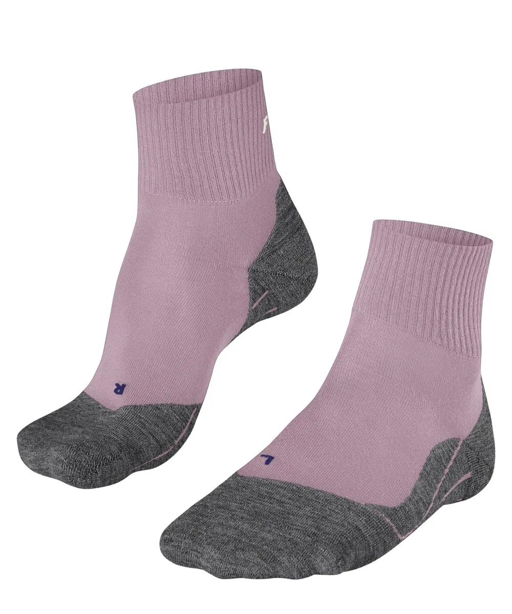 FALKE donna TK5 Cool Short calzini da escursionismo imbottitura leggera anti-vesciche calze da trekking sottili rinfrescanti vegan traspiranti asciugatura rapida lyocell filo funzionale 1 paio
