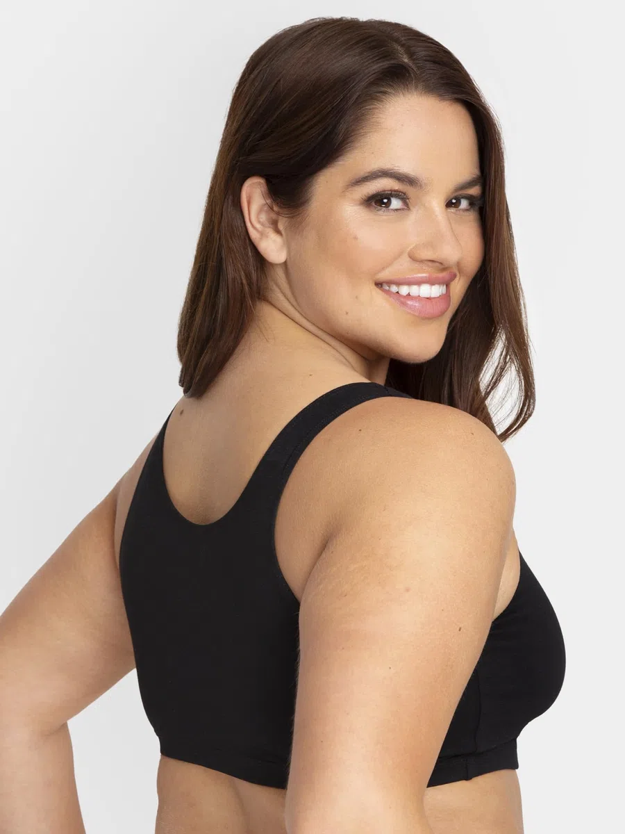 Fruit of The Loom Reggiseno Sportivo in Cotone con Spalline Sottili, Confezione da 3 Pezzi, Colori alla Moda Reggiseno Sportivo Donna (Pacco da 3)