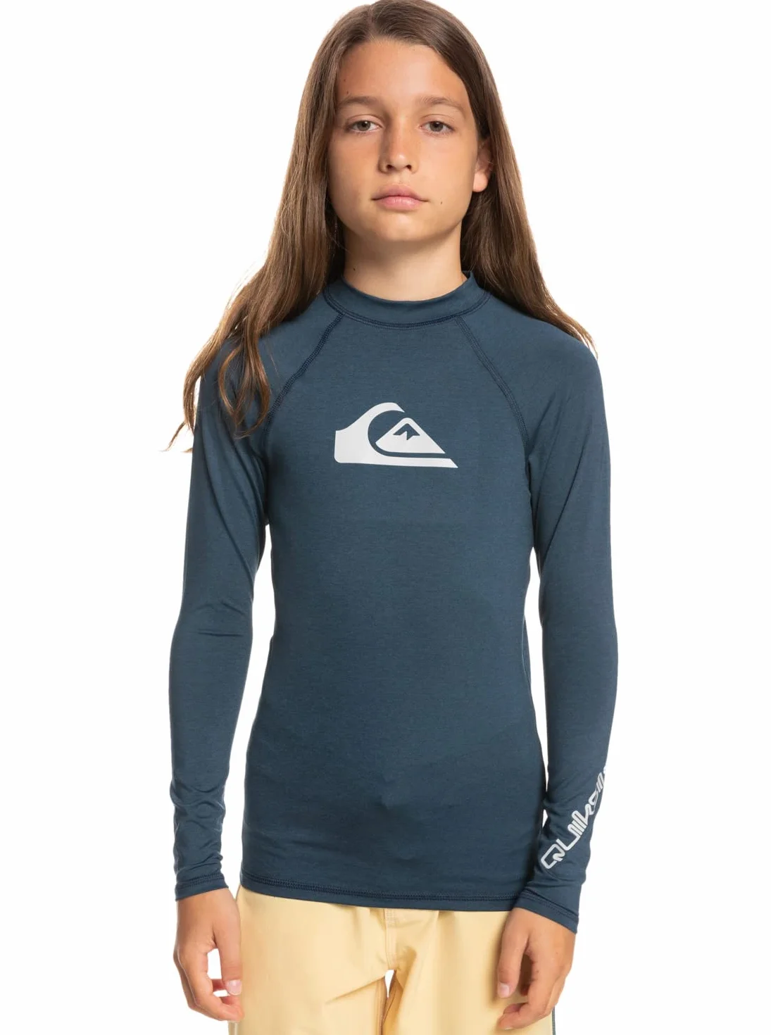 Quiksilver All Time Maglietta Rash Guard Bambini e Ragazzi (Pacco da 1)