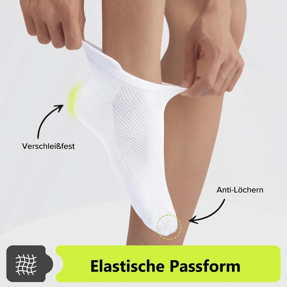 10 Paia Calze Corti Uomo & Donna Cotone Calzini Sportivi Traspirante Fantasmini Uomo da Running Unisex Estate 35-50