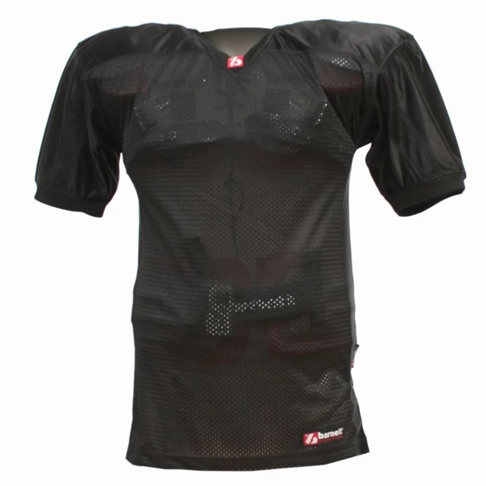 Barnett FJ-2 - Maglia da football americano, colore: Nero