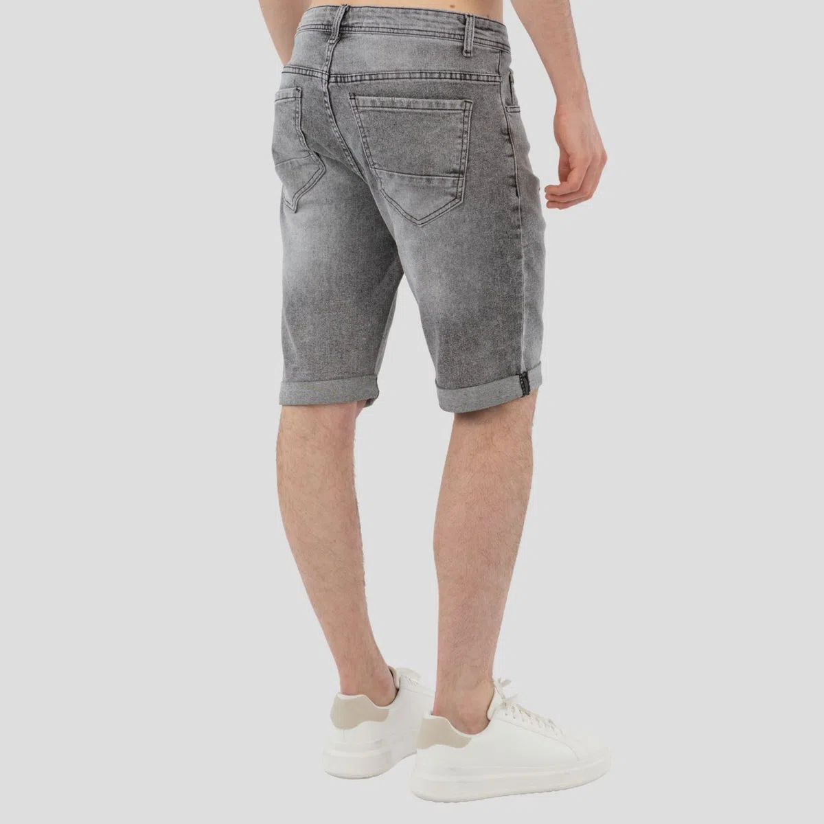 TONY BACKER - Jeans Corti Uomo, Pantaloncini Uomo Estivi, Stile Casual, Urban, Classic, Shorts Denim, Bermuda Uomo Blu, Bianco, Grigio Art. YX1707