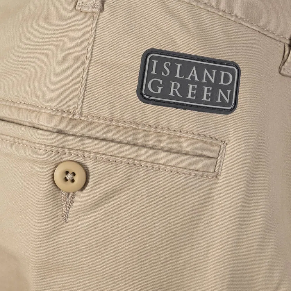 Island Green - Pantaloni Chino in Cotone Elasticizzato, Pantaloni da Golf Uomo