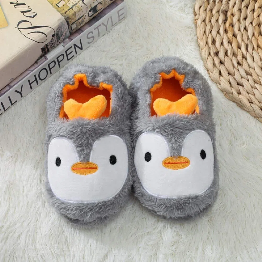 MASOCIO Pantofole per Bambini Animali Peluche Scarpe Ciabatte Chiuse da Casa Antiscivolo