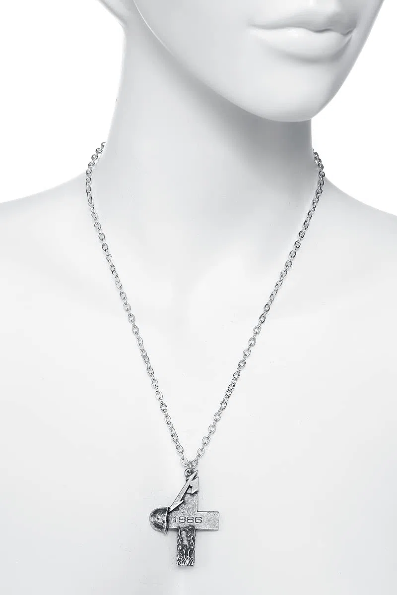 Metallica Master Of Puppets Unisex Collana colore argento