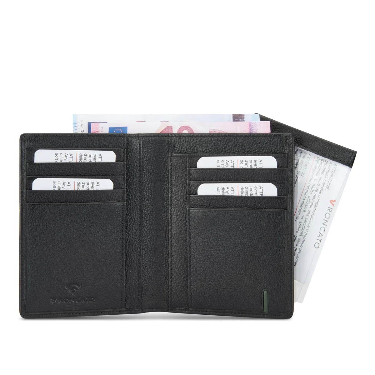 Roncato LIVERPOOL Portafoglio uomo 12.5x9.5x1.5 cm - Nero