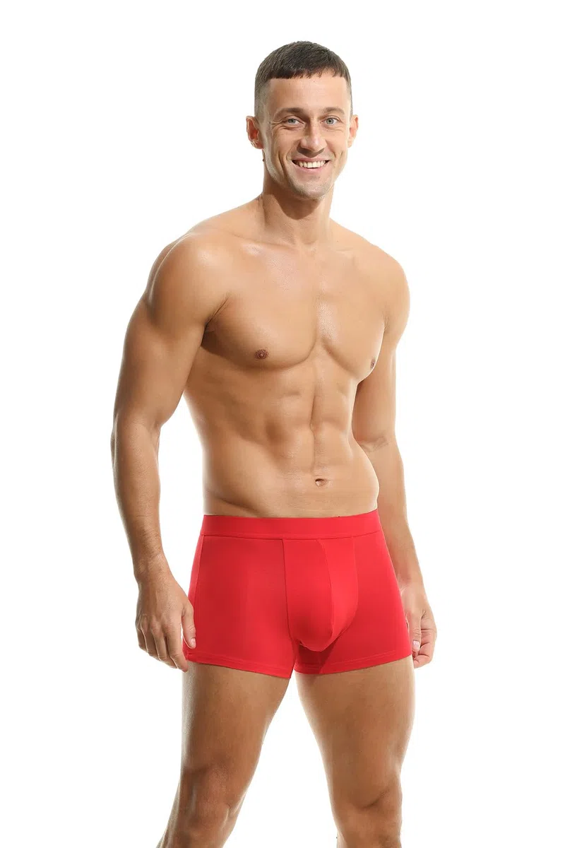 HOEREV Boxer da Uomo in Fibra Modal Super Morbida, Confezione da 4