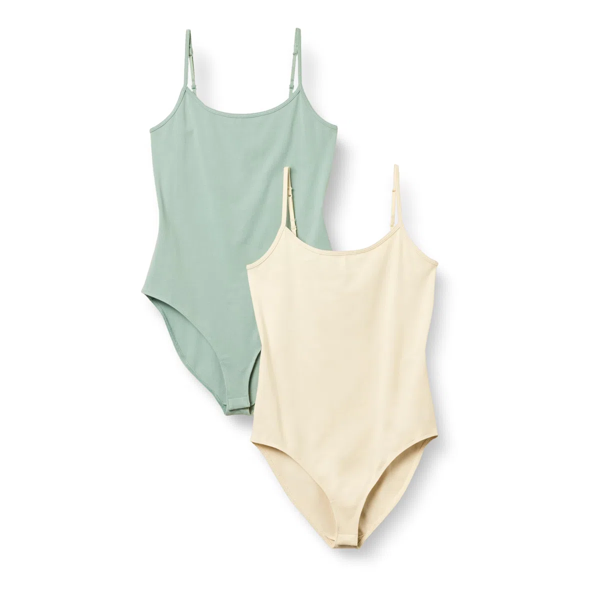 Amazon Essentials Body a Canottiera Aderente Donna, Pacco da 2