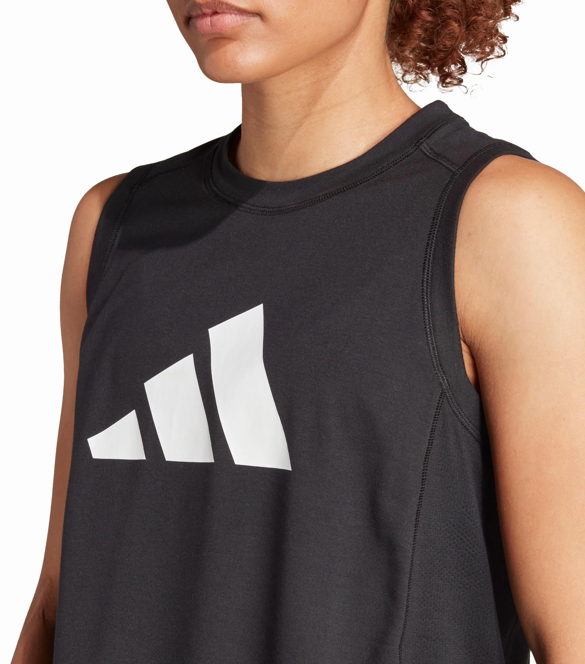 Adidas Train Essentials Big Performance Logo Training Tank Top T-Shirt Donna