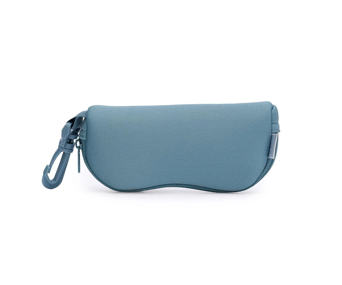 Occhiali da Sole per Bambini | Protezione UV400 Cat. 3, Anti-Riflesso Anti-Graffio – Montatura Ergonomica Policarbonato – Custodia, Cordino Silicone e Panno Pulizia | Azure 3 a 5 anni
