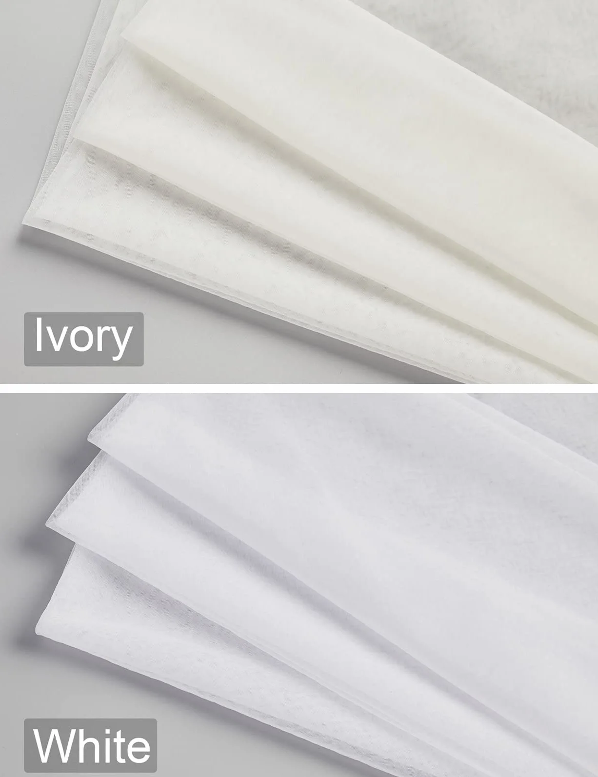 BEAUTELICATE Veli da Sposa in Pizzo Tulle a 1 Strati 102 cm di Lunghezza Bianco o Avorio Pettine di Metallo