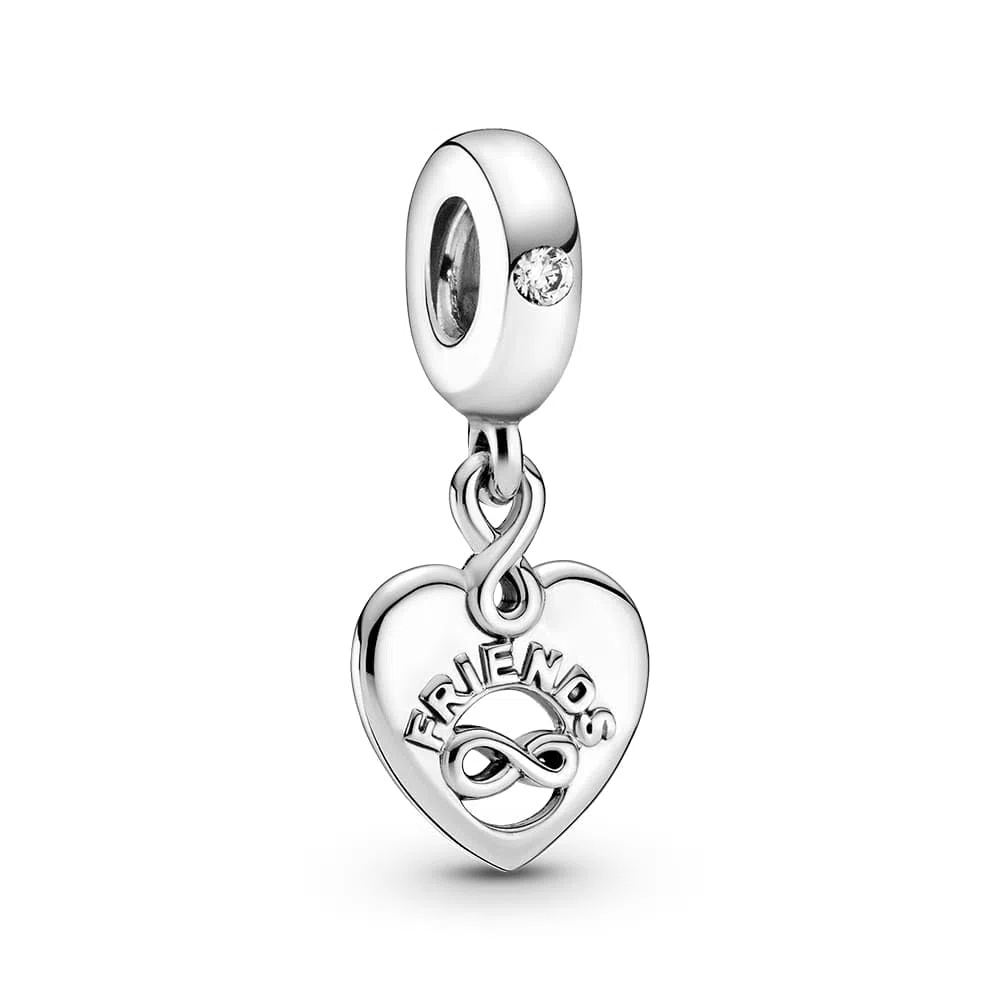 PANDORA - Charm a tema amicizia, in argento sterling