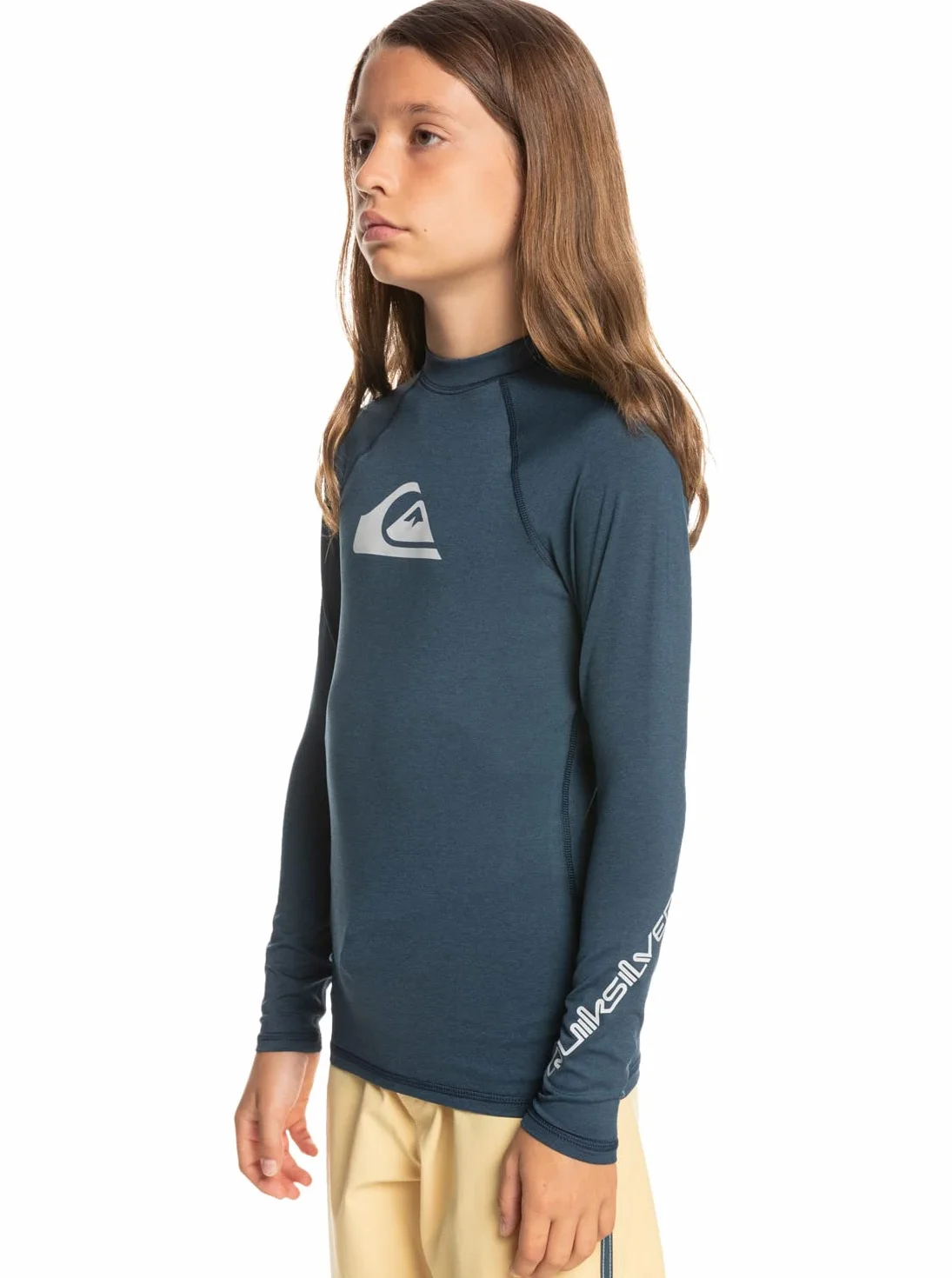 Quiksilver All Time Maglietta Rash Guard Bambini e Ragazzi (Pacco da 1)