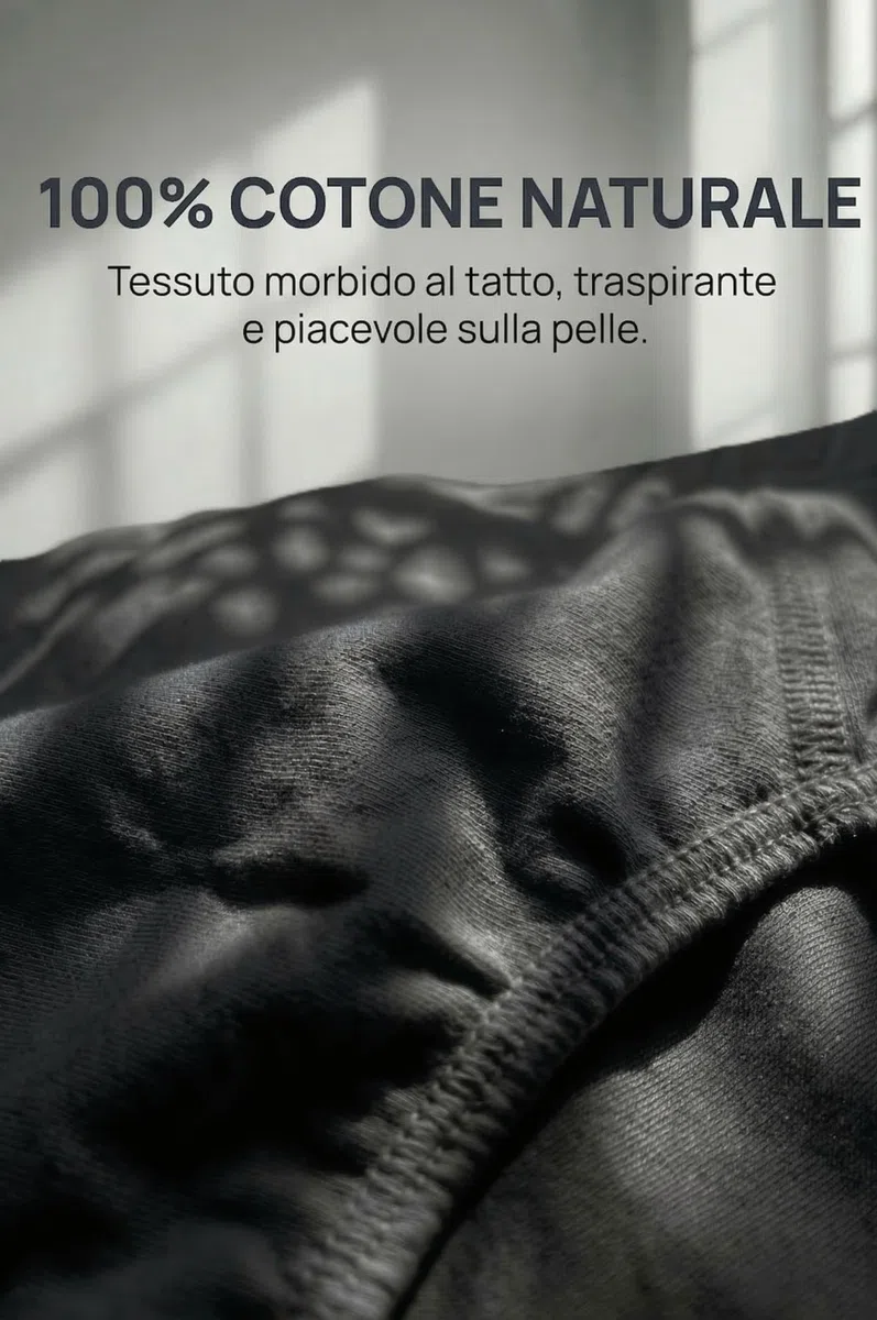IRGE Slip Uomo in 100% Cotone, Mutande Uomo Traspiranti, Bianco o Colori Assortiti, Pacco da 6 o 12