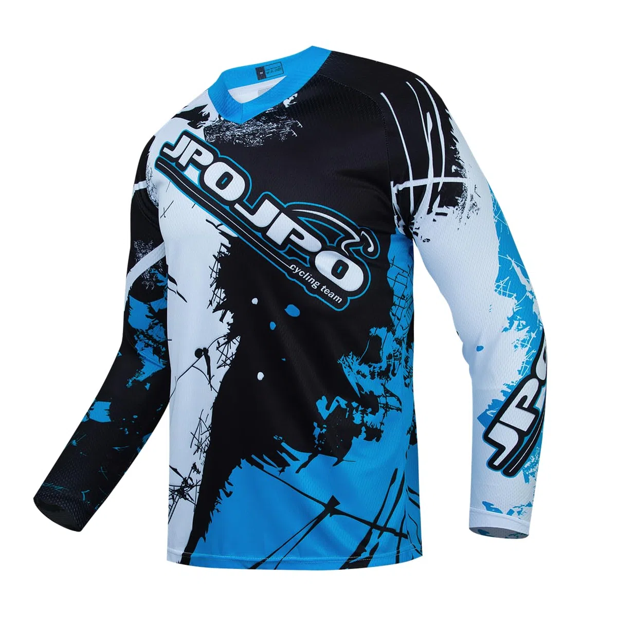 Maglia da bici da cross per ragazzi, maglietta da mountain bike per bambini, a maniche lunghe, per downhill, moto, motocross, BMX, Mx, Offroad Racing