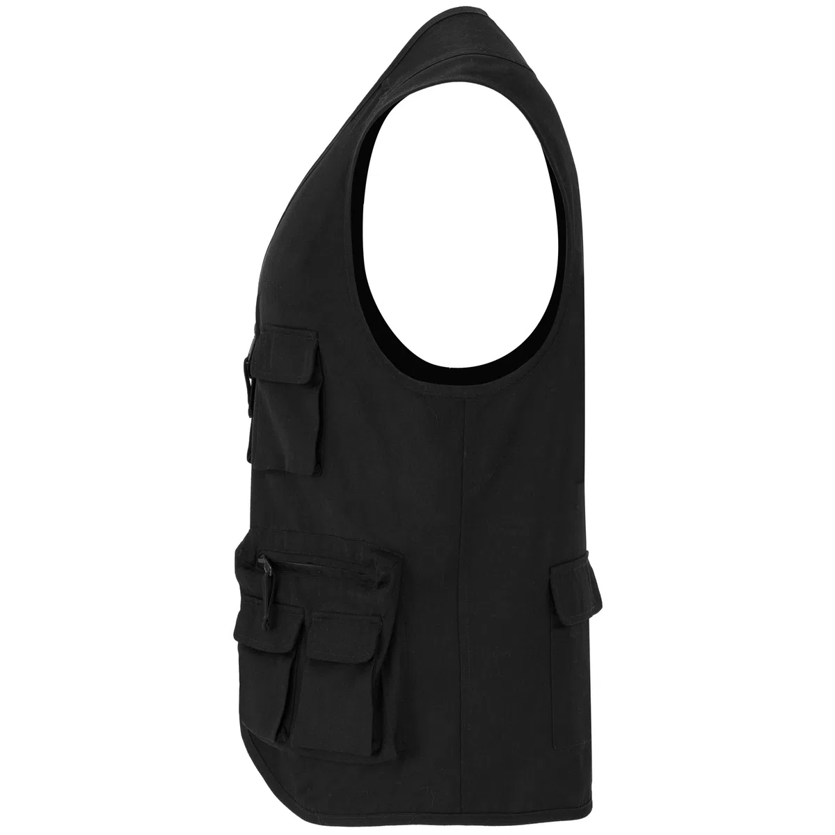 Ristohouse Gilet leggero Multitasche per Lavoro, Caccia e Pesca, Trekking, Personalizzabile con Ricamo