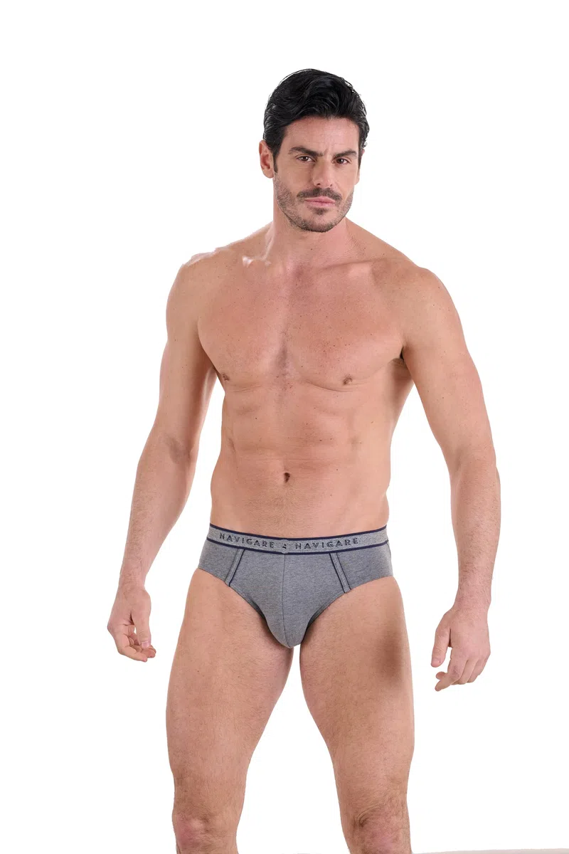 Navigare Slip Uomo – Pack da 6 – Jersey Cotone Elasticizzato Slip Uomo (Pacco da 6)