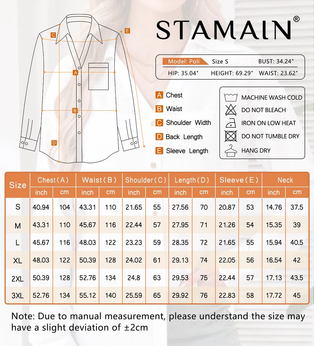 Enmain Camicia Donna in Lino e Cotone Scollo a V Camicie Donna Manica Lunga Bluse Elegante Estiva Primaverile Taglio Regolare per Ufficio Tempo Libero Viaggi Disponibile in Diverse Taglie S-3XL