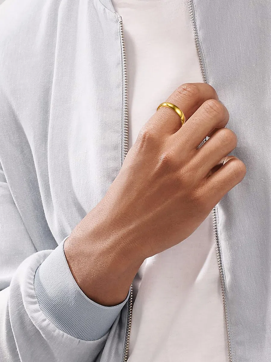Bestyle Anello Acciaio Inossidabile Uomo Donna 2/4/6/8mm Varie Misure con Confezione Regalo