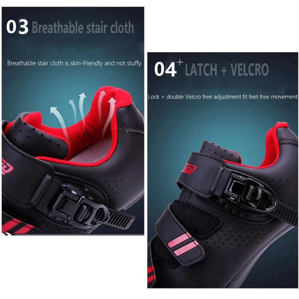 Hixingo Scarpe da Ciclismo Uomo Strada,Scarpe da Mountain Bike per Bici da Strada,Scarpe MTB Donna Road SPD Scarpe da Ciclismo da Bici Spin Shoestring -2088