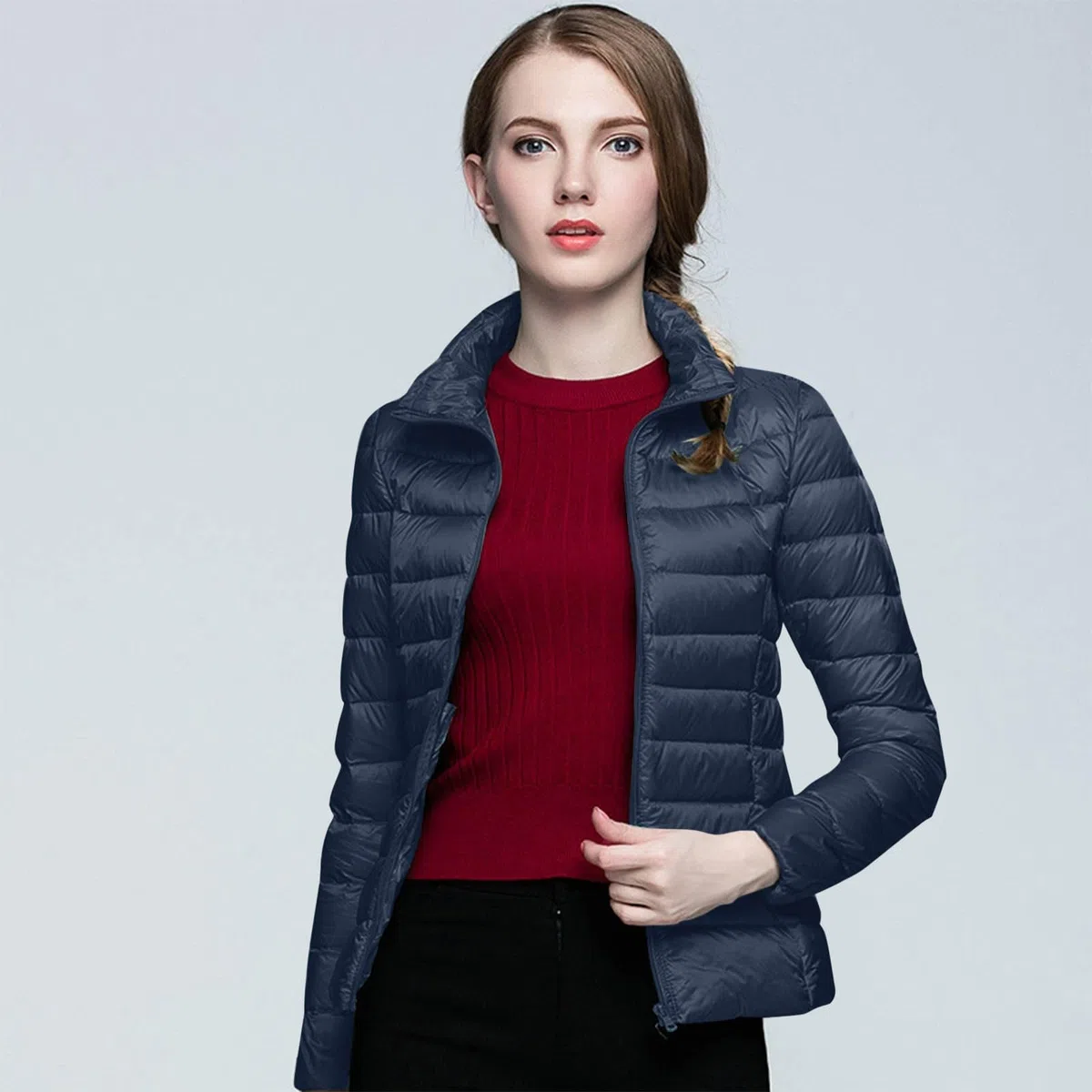 Piumino Donna 100 Grammi Leggero Piumini Leggeri Giacca Piumino Leggeri Donna Giacconi Invernali Cappotto Piumini Ultraleggero Giubbotti Imbottiti Giubbini Giacca Imbottito Invernale