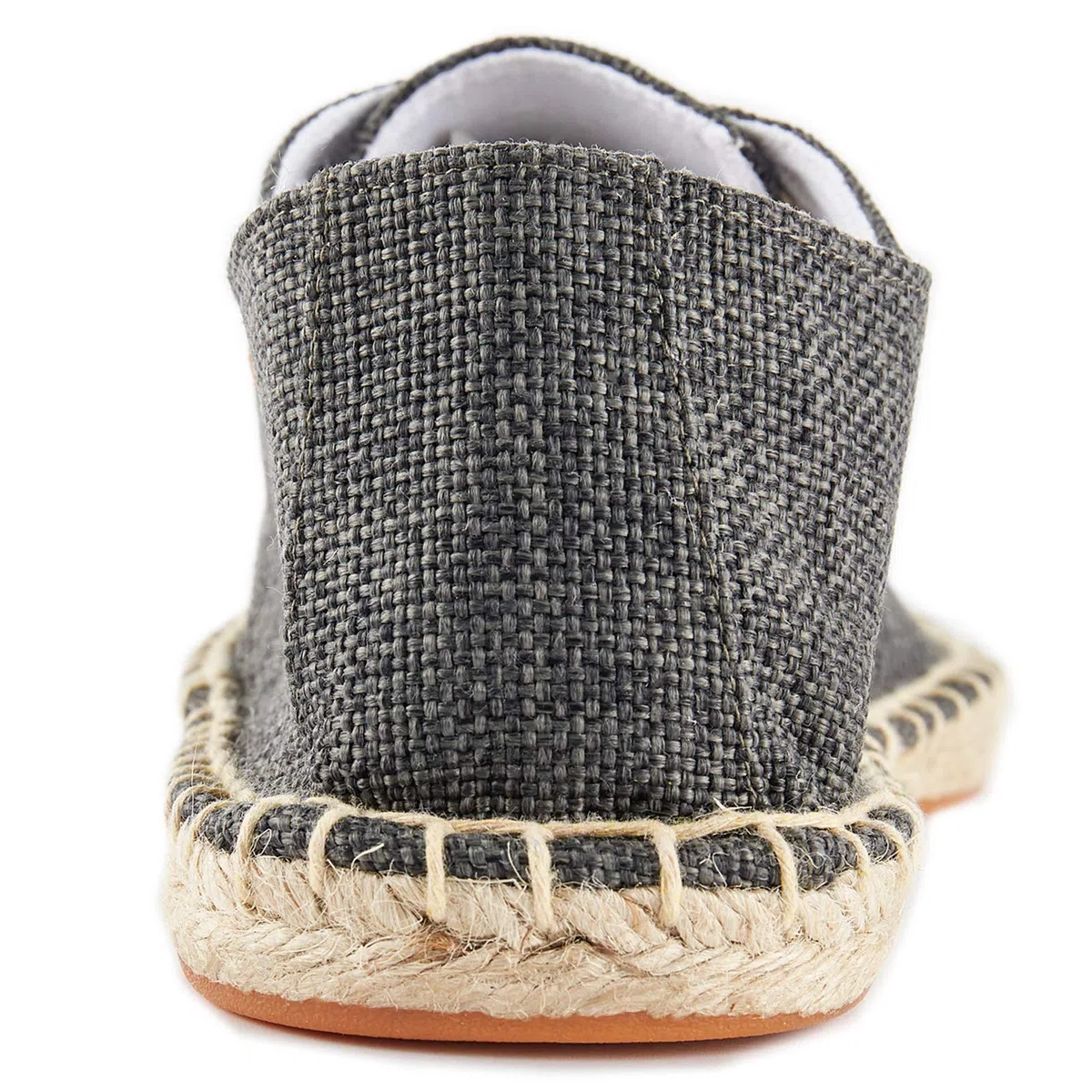 Uomo Lace Up Casual Canvas Slip on Espadrillas Piatte