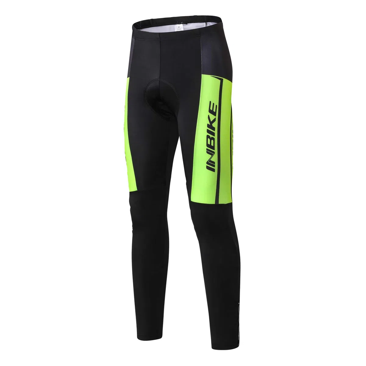 INBIKE Pantaloni Lunga da Ciclismo Pantaloni Termici Imbottiti 3D Gel Pad Traspiranti Catarifrangenti