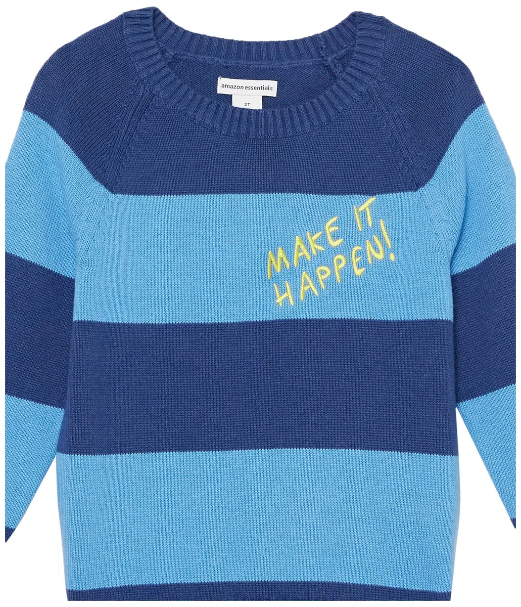 Amazon Essentials Bambini e Ragazzi Maglione a Girocollo
