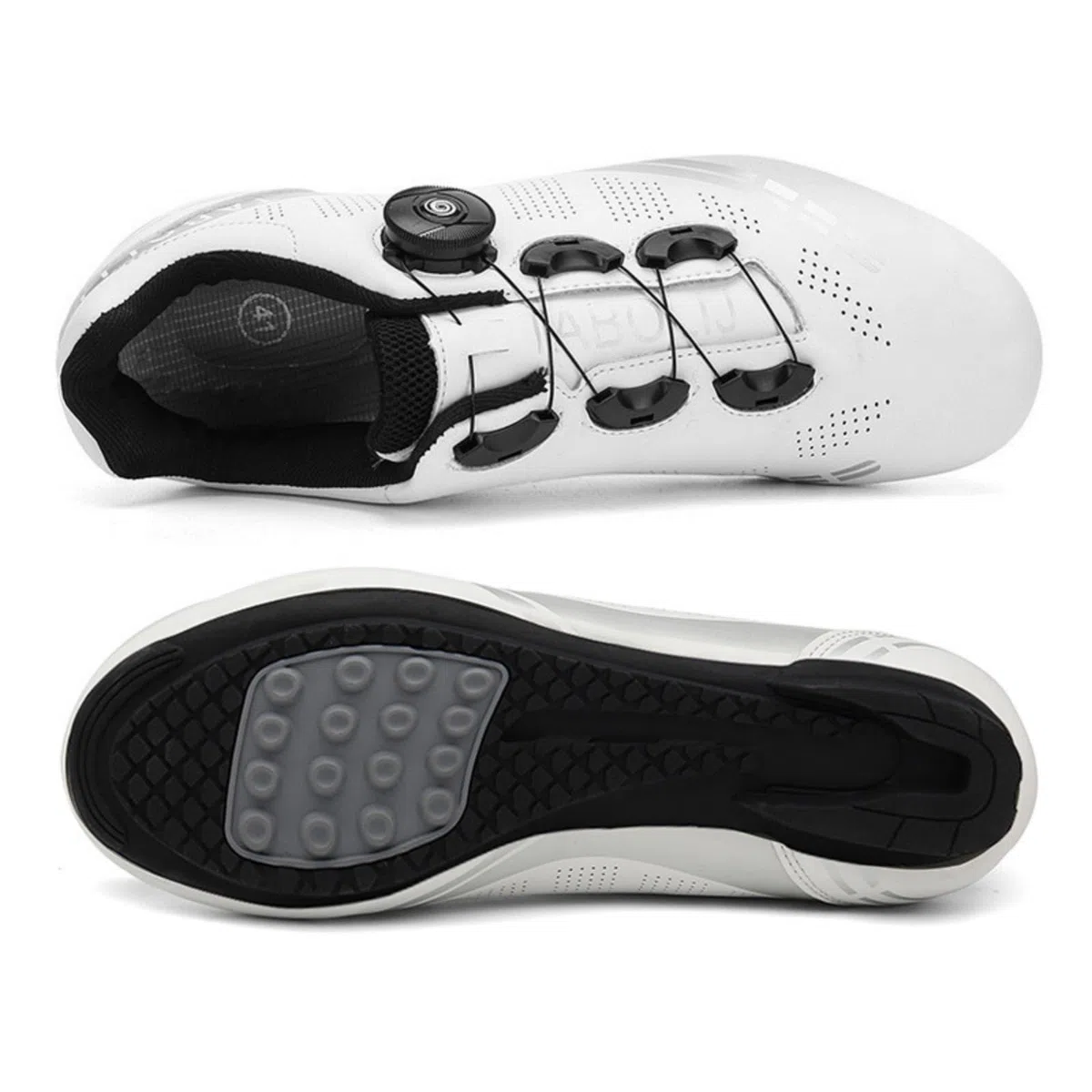 Mateju Scarpe Ciclismo Senza Attacchi Uomo Donna, 36-47 EU Scarpe Ciclismo Senza insenature Nessuna Serratura Antiscivolo Traspiranti per Sportive da Esterno