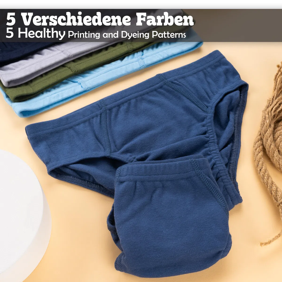 LOREZA ® 10 Slip Bambino in Cotone Ragazzi Biancheria Intimo Mutande 2-15 Anni