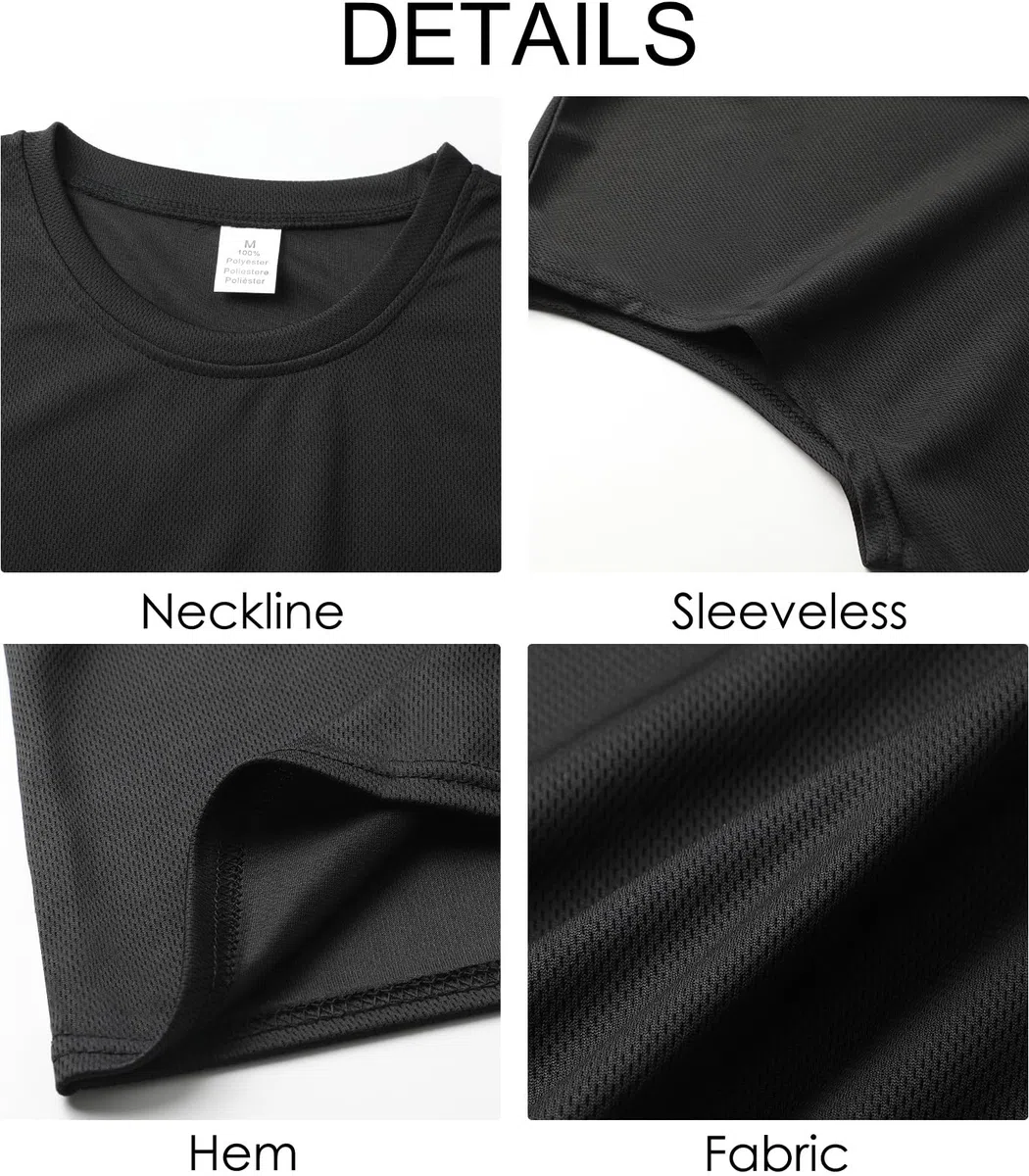 Suwangi 3 Pezzi Canotte da Uomo Sportiva Palestra Canotte Senza Maniche Allenamento Running Bodybuilding Smanicato
