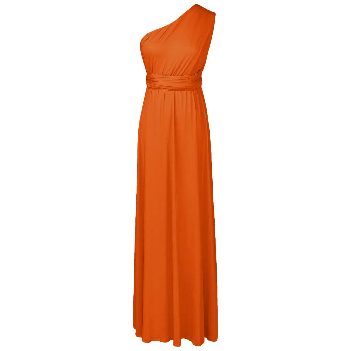 FYMNSI Donna Transformare Infinity Vestito Lunghe Senza Schienale Scollo a V Vita Alta Senza Maniche Multiway Avvolgere Damigella d' Onore Formale Maxi Abito da Sera Matrimonio Banchetto