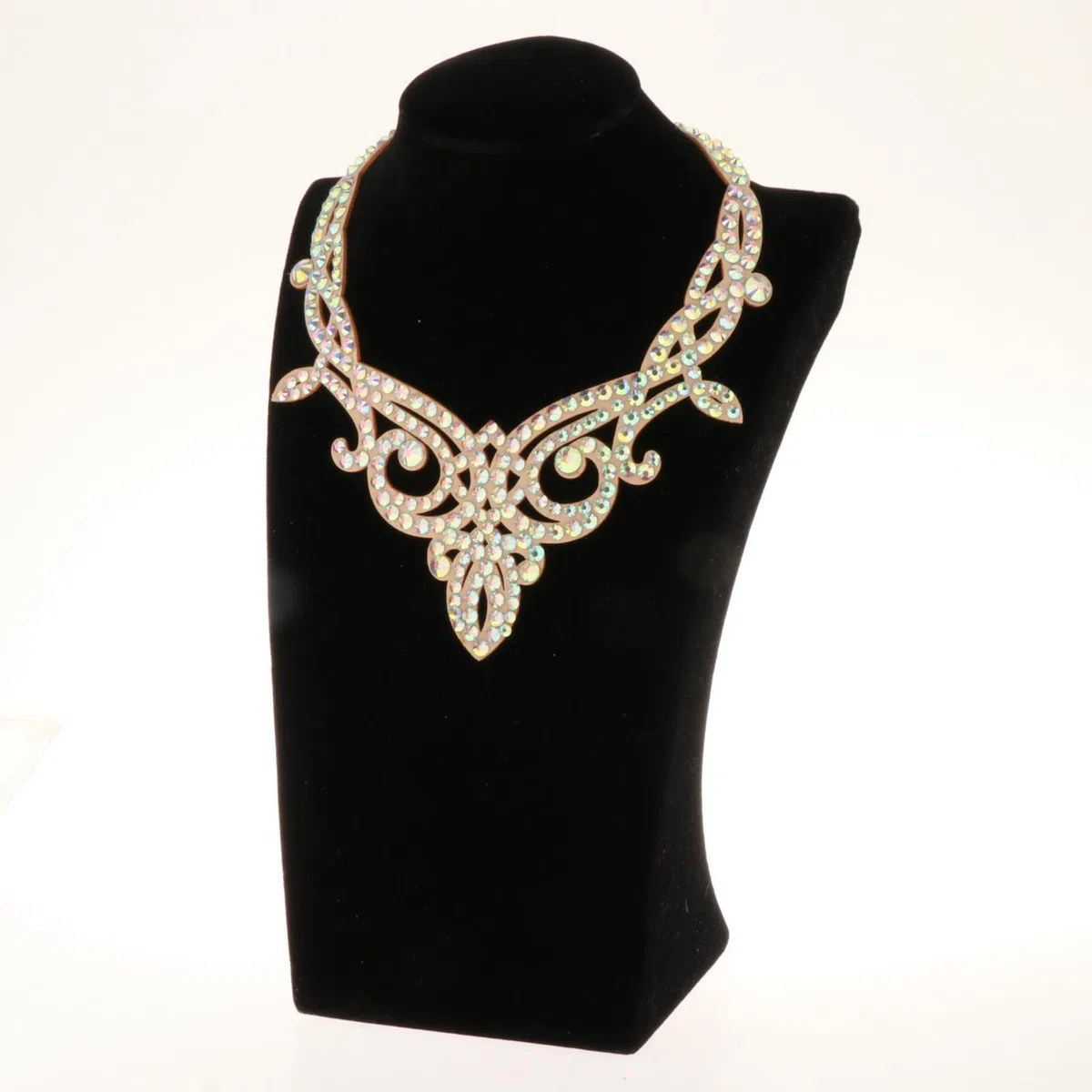 F Fityle Accessori per Collana di Danza del Ventre Dichiarazione di Halloween Festa per Adulti Ballo Latino Shine Catena per Collo per Gioielli da Donna,