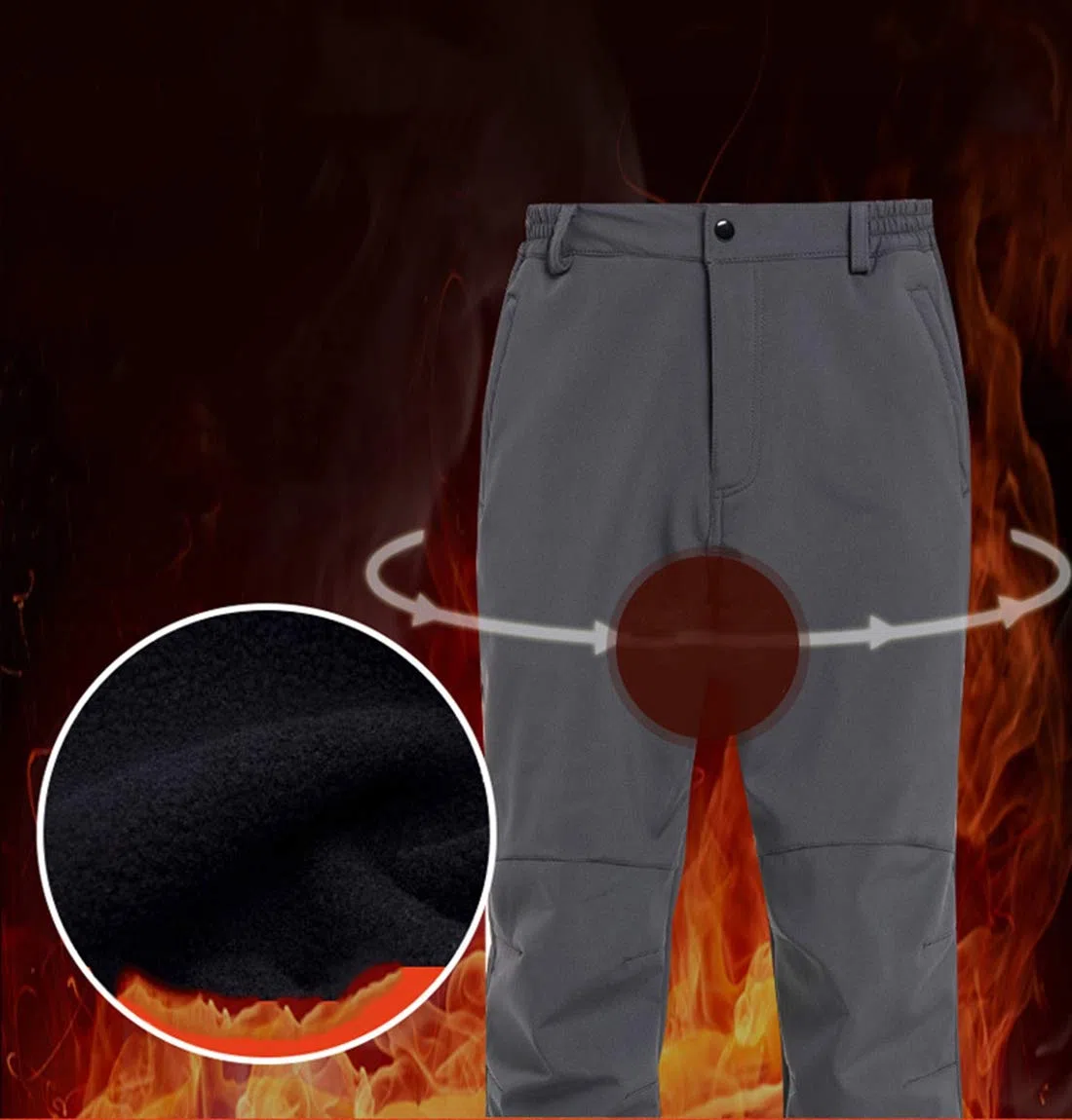 Dawwoti Pantaloni Sci delle Donne con La Tasca con Cerniera, Spessore Impermeabile Pantaloni da Neve Termico del Panno Morbido di Sci Pantaloni da Neve per Le Donne Escursionismo Pesca Durevole