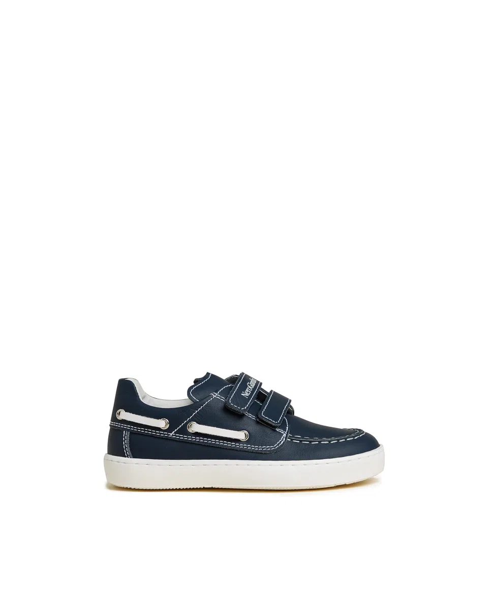 Nero Giardini E529171M Barca Junior da Bambino in Pelle
