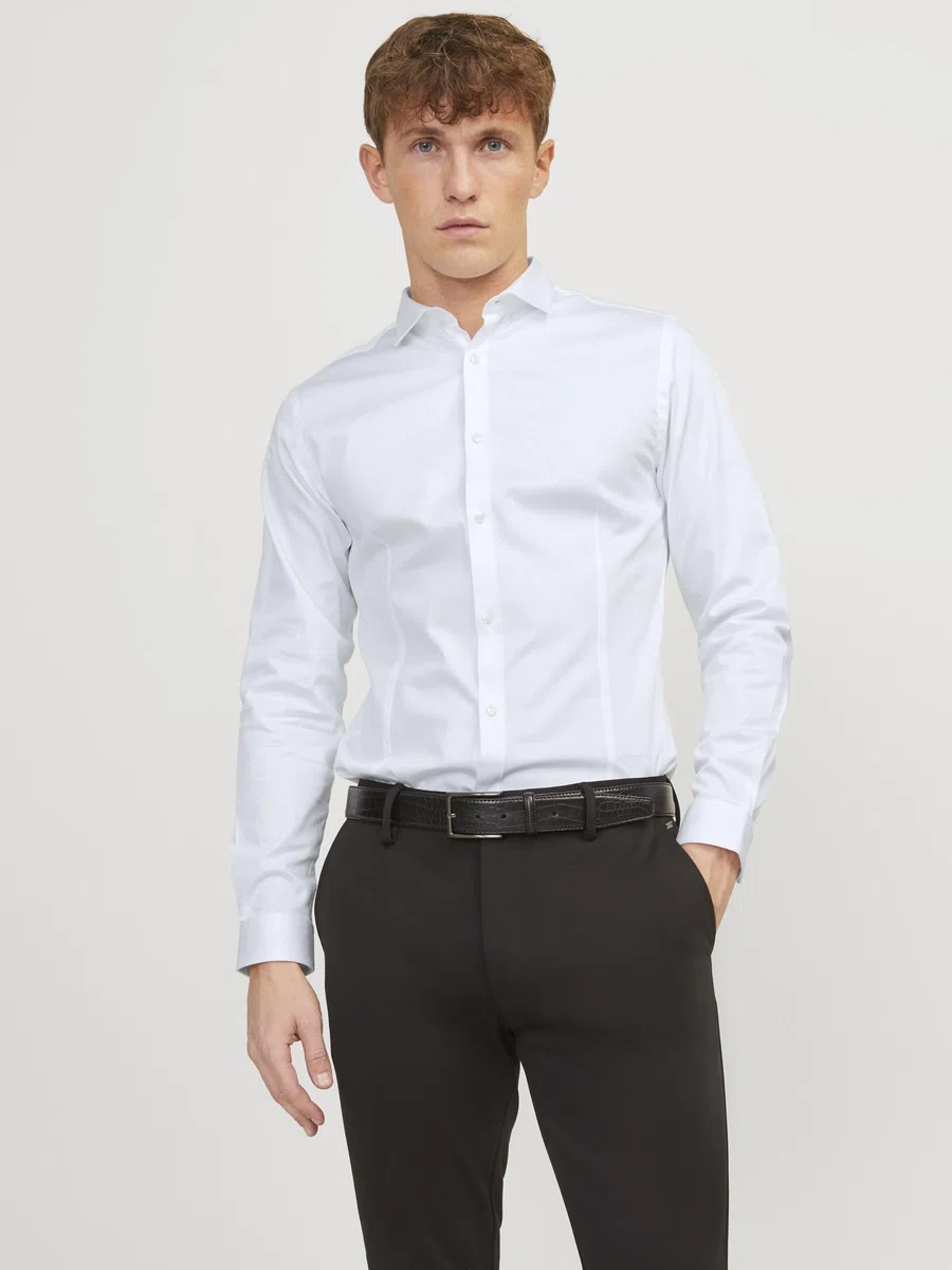JACK & JONES Jjprparma Shirt L/S Noos Camicia Uomo