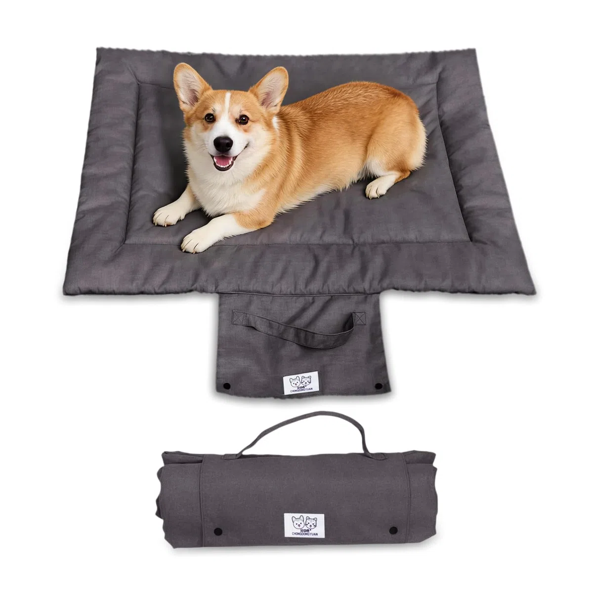 Coperta per Cani da Viaggio, 70 x 50 cm Impermeabile Antiscivolo Lavabile in Lavatrice Pieghevole Traspirante Resistente agli Strappi per Auto Campeggio Casa Interno Esterno per Cani Gatti