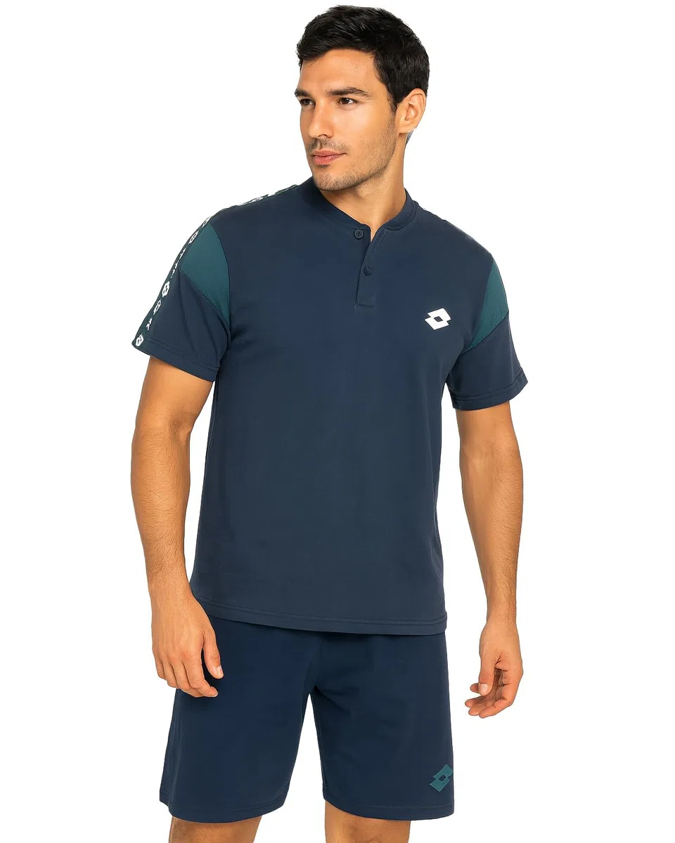 Pigiama Corto Uomo Cotone *Lotto* Estivo, Sportivo Pantaloncino T-Shirt