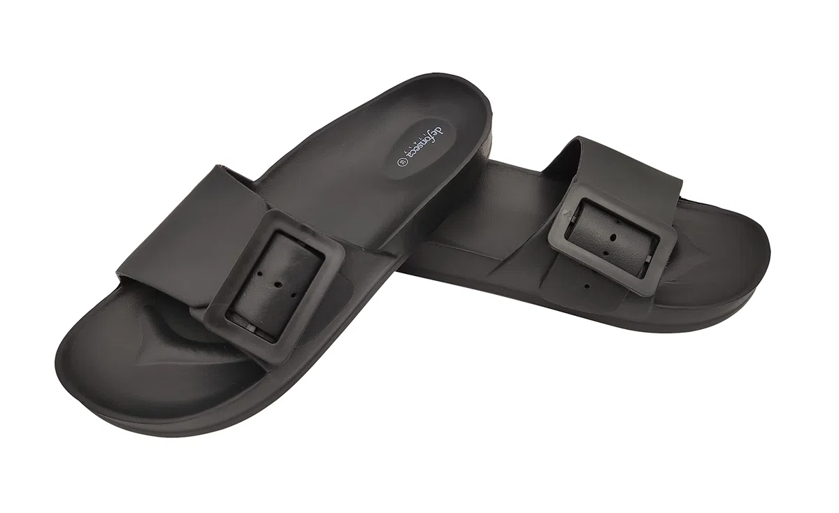DeFonseca Originale Modello Sestrip Ciabatta Pantofola Donna con Fascia Regolabile in Gomma per Casa Giardino Spiaggia Piscina Qualità Marchio Italiano