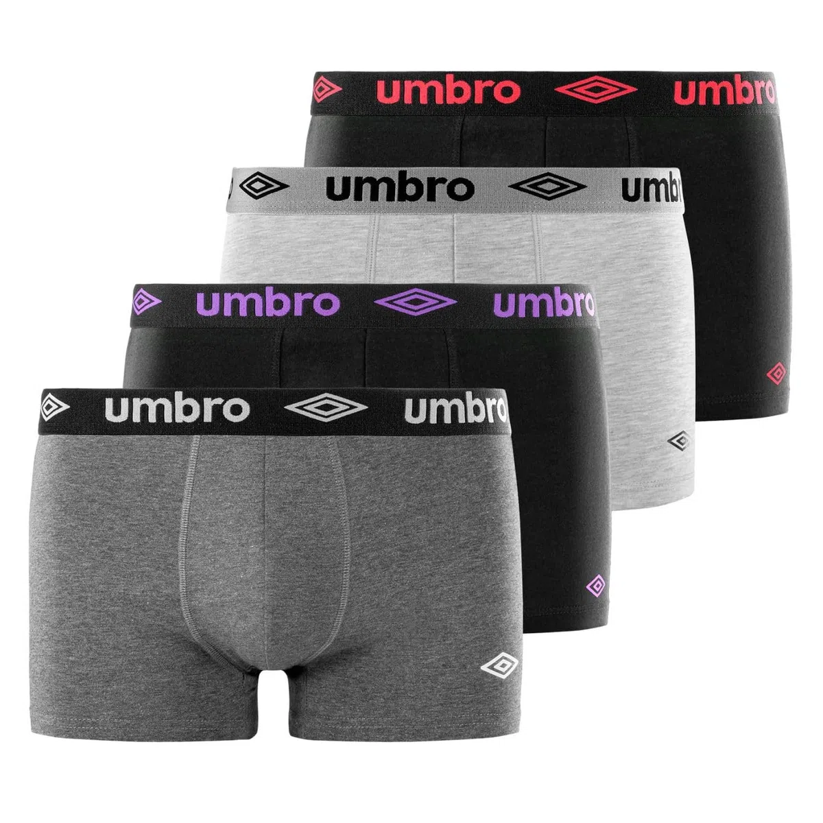 Umbro Boxer da Uomo Biancheria Intima in Cotone