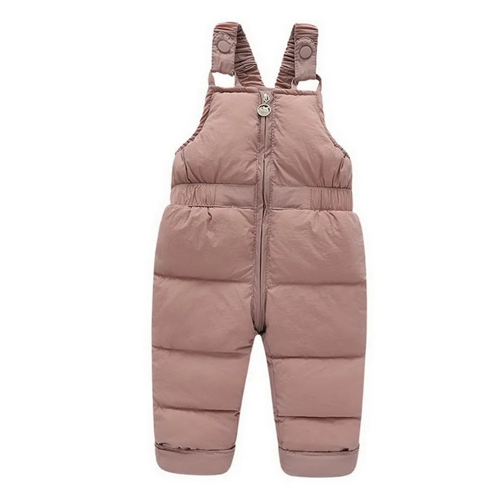 Baby Pantaloni Invernali Leggeri Piumini Pantaloni da Neve Ragazze Ragazzi Spessi Caldi Invernali Salopette Toddler Antivento Pantaloni da Sci Outdoor per Bambini 1-4 Anni