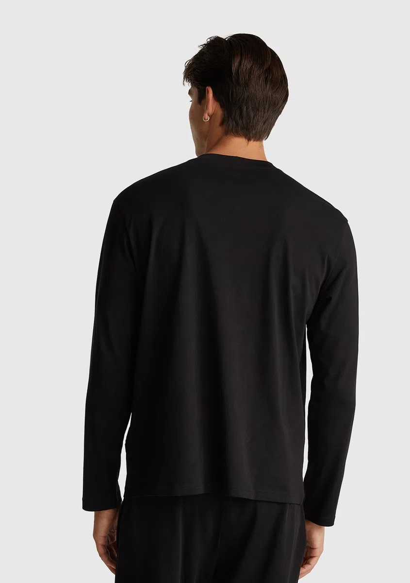 United Colors of Benetton Maglia G/C M/L 30964m021 Parte Superiore del Pigiama Uomo