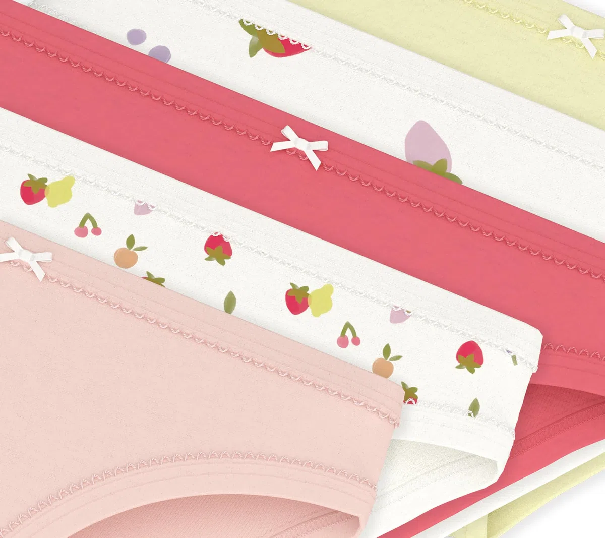 Petit Bateau A0fha Biancheria Intima Giorno Bambine e Ragazze (Pacco da 5)