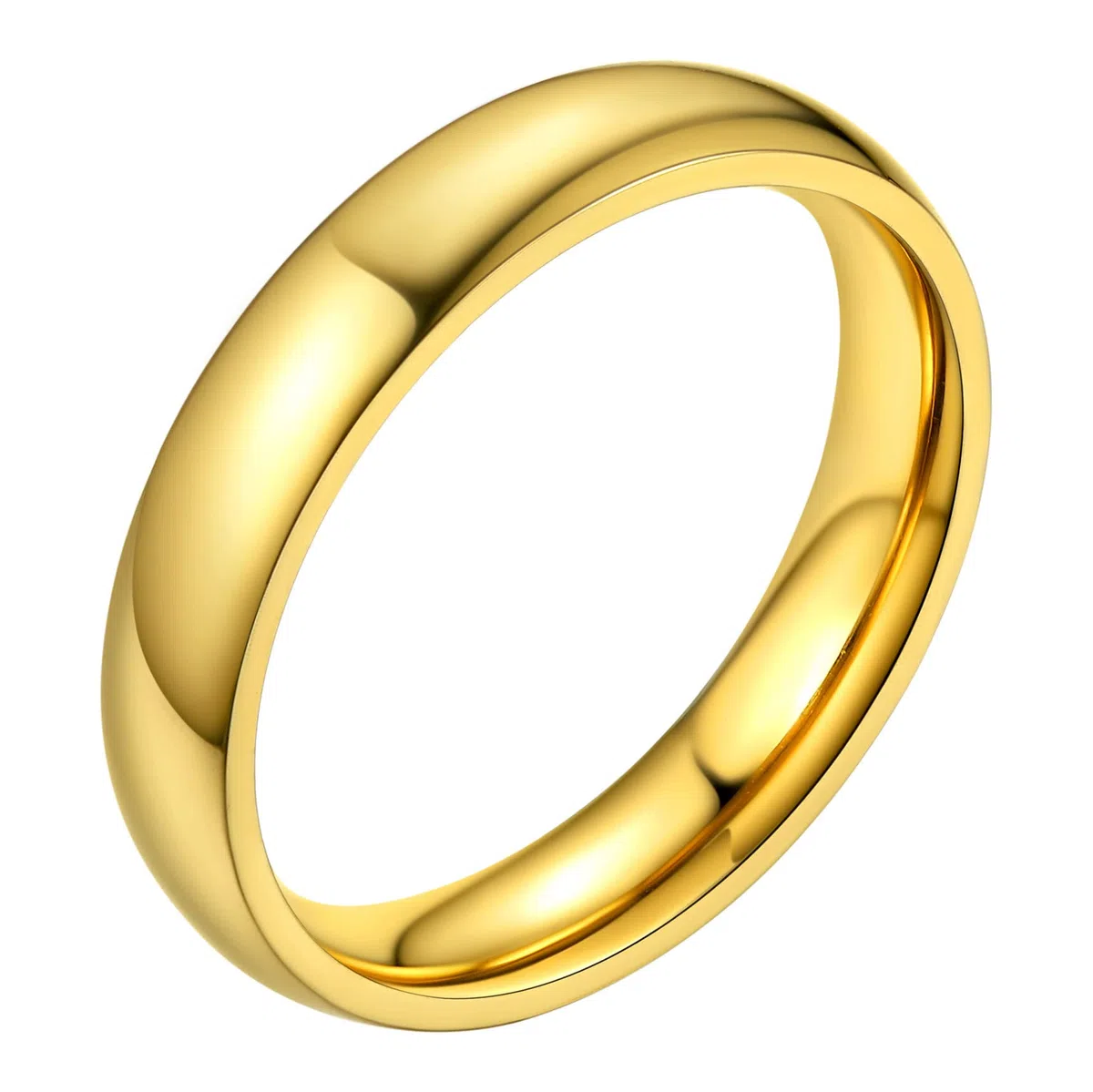 Bestyle Anello Acciaio Inossidabile Uomo Donna 2/4/6/8mm Varie Misure con Confezione Regalo