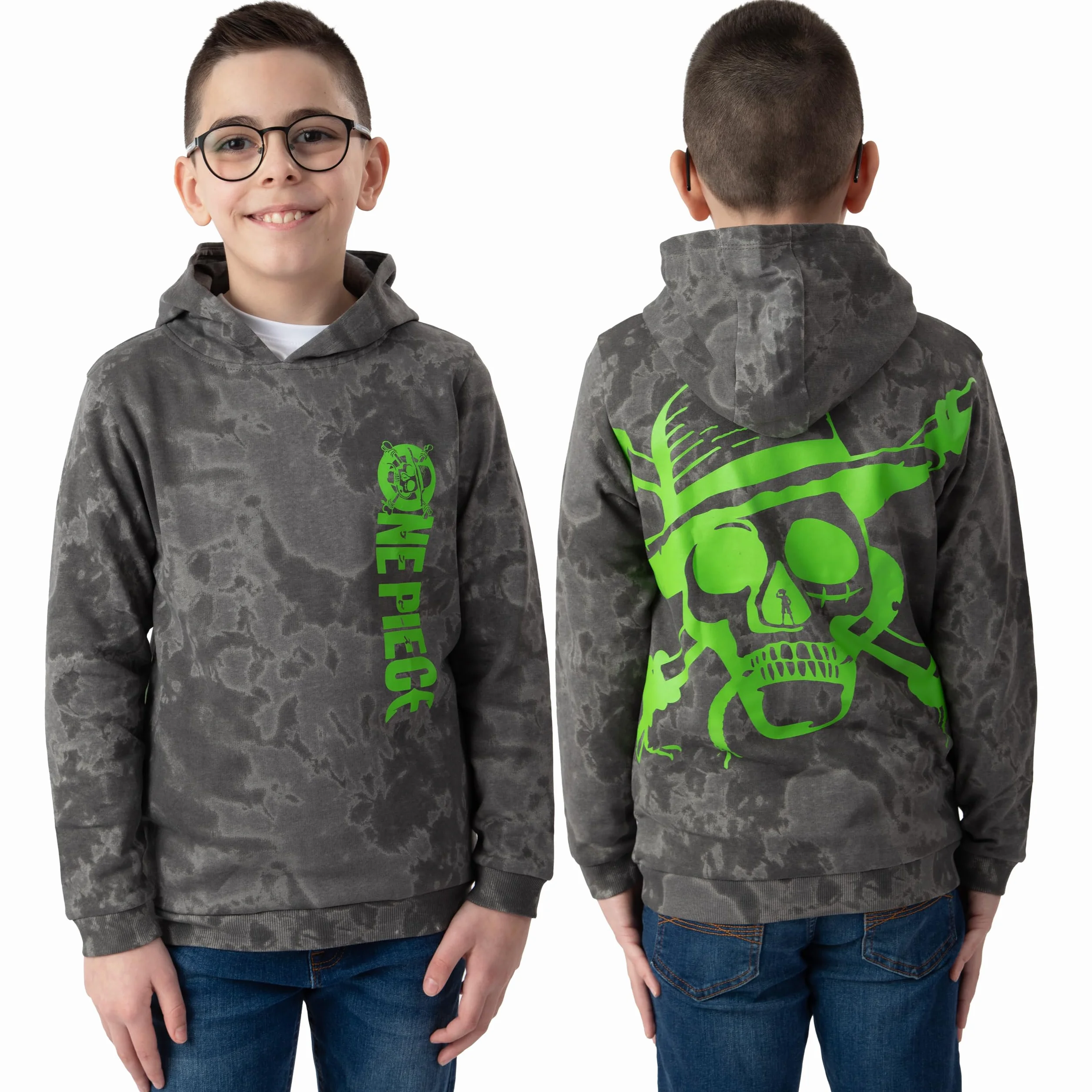 One Piece Felpa Bambino, Felpa con Cappuccio Anime, Felpe Ragazzo