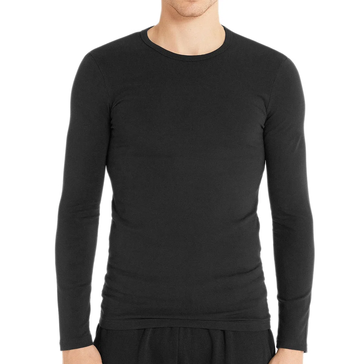 Magliette da Uomo 100% Cotone Caldo Felpato Pacco da 3 Pezzi T-Shirt Uomo Maniche Lunghe Magliette e Canottiere Intime Made in Italy
